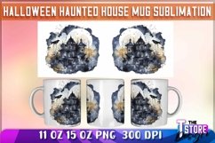 Halloween Haunted House Mug Sublimation|Coffee 11 Oz|15 oz Product Image 1