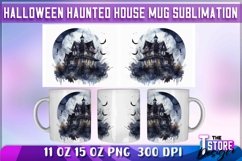Halloween Haunted House Mug Sublimation|Coffee 11 Oz|15 oz Product Image 2
