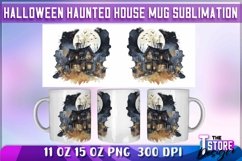 Halloween Haunted House Mug Sublimation|Coffee 11 Oz|15 oz Product Image 3