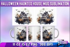 Halloween Haunted House Mug Sublimation|Coffee 11 Oz|15 oz Product Image 4
