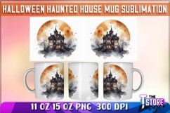 Halloween Haunted House Mug Sublimation|Coffee 11 Oz|15 oz Product Image 4