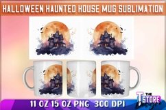 Halloween Haunted House Mug Sublimation|Coffee 11 Oz|15 oz Product Image 5