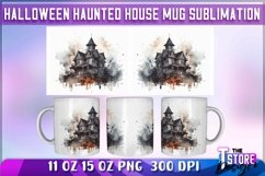 Halloween Haunted House Mug Sublimation|Coffee 11 Oz|15 oz Product Image 6