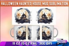 Halloween Haunted House Mug Sublimation|Coffee 11 Oz|15 oz Product Image 6