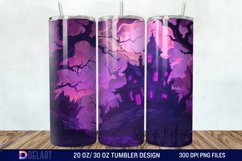Halloween Haunted House Tumbler Wrap Product Image 1