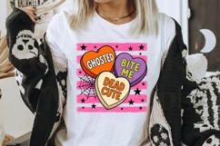Halloween Heart Candy Stripes Brush PNG Product Image 2