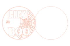 Halloween Hey Boo Laser Cut SVG Design Product Image 3