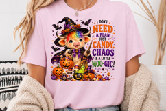 Halloween Highland Cow Witch Sublimation Product Image 3