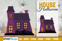 Halloween House Decor LaserCut File Product Image 1