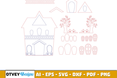 Halloween House Decor LaserCut File BUNDLES Product Image 9