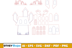 Halloween House Decor LaserCut File BUNDLES Product Image 10