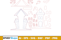 Halloween House Decor LaserCut File BUNDLES Product Image 10