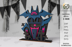 Halloween Houses Bundle Laser Cut. Stand decor SVG Product Image 11