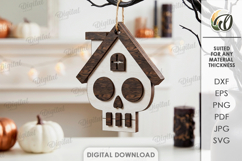 Halloween House Ornaments Bundle Laser Cut. Halloween SVG Product Image 13