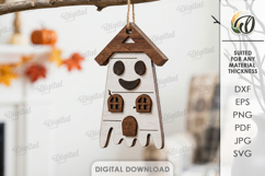 Halloween House Ornaments Bundle Laser Cut. Halloween SVG Product Image 8