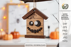Halloween House Ornaments Bundle Laser Cut. Halloween SVG Product Image 10