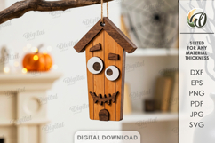 Halloween House Ornaments Bundle Laser Cut. Halloween SVG Product Image 12
