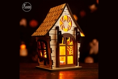 Halloween Haunted House Lantern Set 3 Designs - Spooky Decor Product Image 2