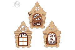 Halloween Haunted House Lantern Set 3 Designs - Spooky Decor Product Image 10