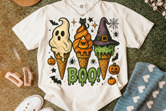 Ice Cream Halloween PNG, Boo PNG, Pumpkin PNG, Spooky PNG Product Image 5