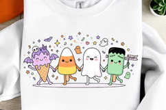 Halloween Ice Cream Doodles Character Product Image 1