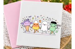 Halloween Ice Cream Doodles Character Product Image 3