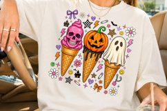 Halloween Ice Cream Sublimation, Spooky Ice Cream PNG Product Image 3