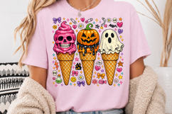 Halloween Ice Cream Sublimation, Spooky Ice Cream PNG Product Image 3