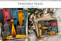 halloween pages, black cat papers Product Image 5