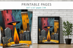 halloween pages, black cat papers Product Image 7
