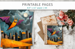 grunge halloween pages, cute halloween Product Image 4