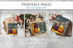 grunge halloween pages, cute pumpkins pages Product Image 7