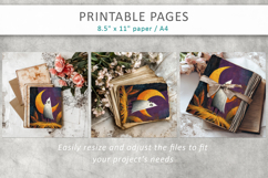grunge halloween pages, cute ghost papers Product Image 8
