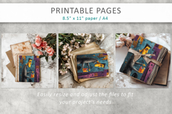 grunge halloween pages, kids scrapbook Product Image 7