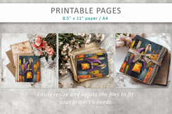 grunge halloween pages, dracula illustrations Product Image 9