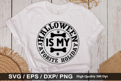 Halloween is my favorite holiday - Halloween Dog SVG Design Product Image 1