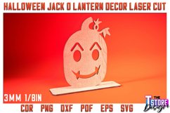 Halloween Jack o Lantern Decor Laser Cut SVG | Spooky Sign Product Image 1