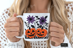 Boho Pumpkin Halloween PNG Product Image 2
