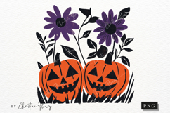 Boho Pumpkin Halloween PNG Product Image 4