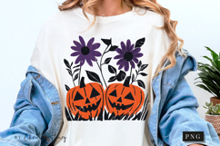 Boho Pumpkin Halloween PNG Product Image 5