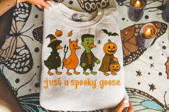 Just a Spooky Goose PNG, Spooky Season, Halloween Goose PNG Product Image 4