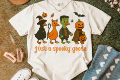 Just a Spooky Goose PNG, Spooky Season, Halloween Goose PNG Product Image 5