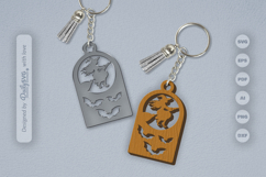 Halloween Keychain SVG Product Image 1