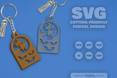 Halloween Keychain SVG Product Image 2