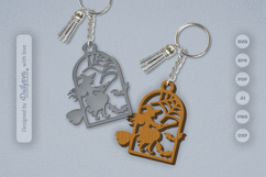 Halloween Keychain SVG Product Image 1