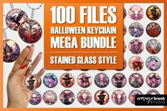 Halloween Keychain Mega Bundle Stained Glass 100 Designs