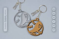Halloween Keychain SVG Product Image 1
