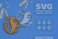 Halloween Keychain SVG Product Image 2