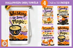 Halloween Baking Dish Towel Sublimation| Cute Spooky Designs Product Image 1