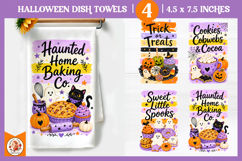 Halloween Baking Dish Towel Sublimation| Cute Spooky Designs Product Image 1